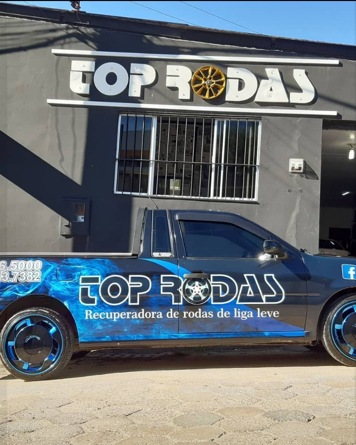 Fachada da antiga loja Top Rodas